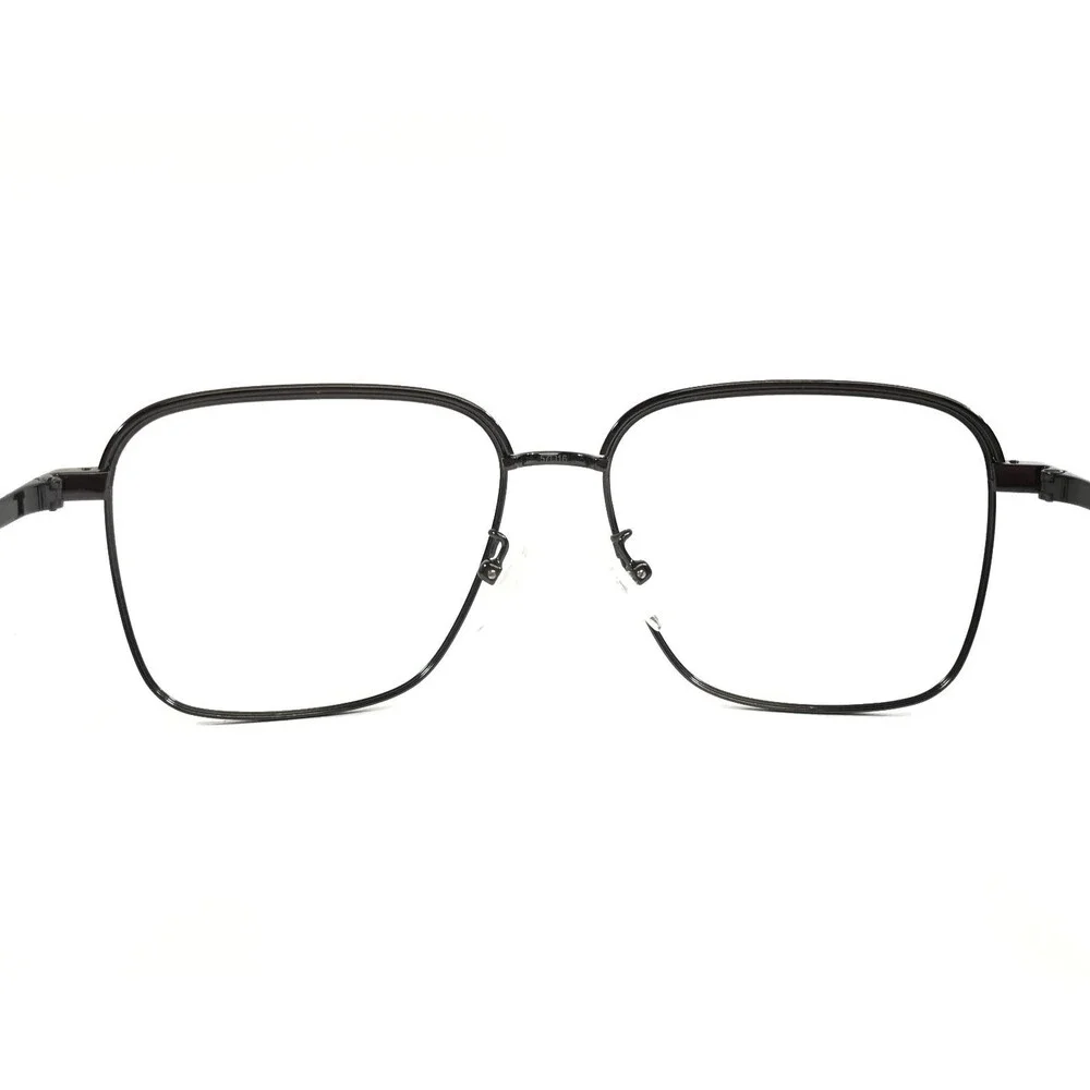 Gucci Eyeglasses Frames GG1101OA 002 Gunmetal Gray Square Asian Fit 57-16-150